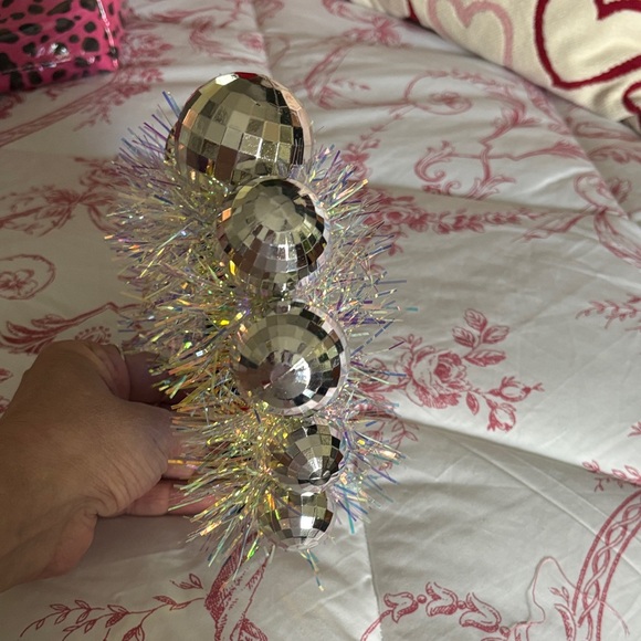 Silver Disco Ball Headband - Picture 3 of 4